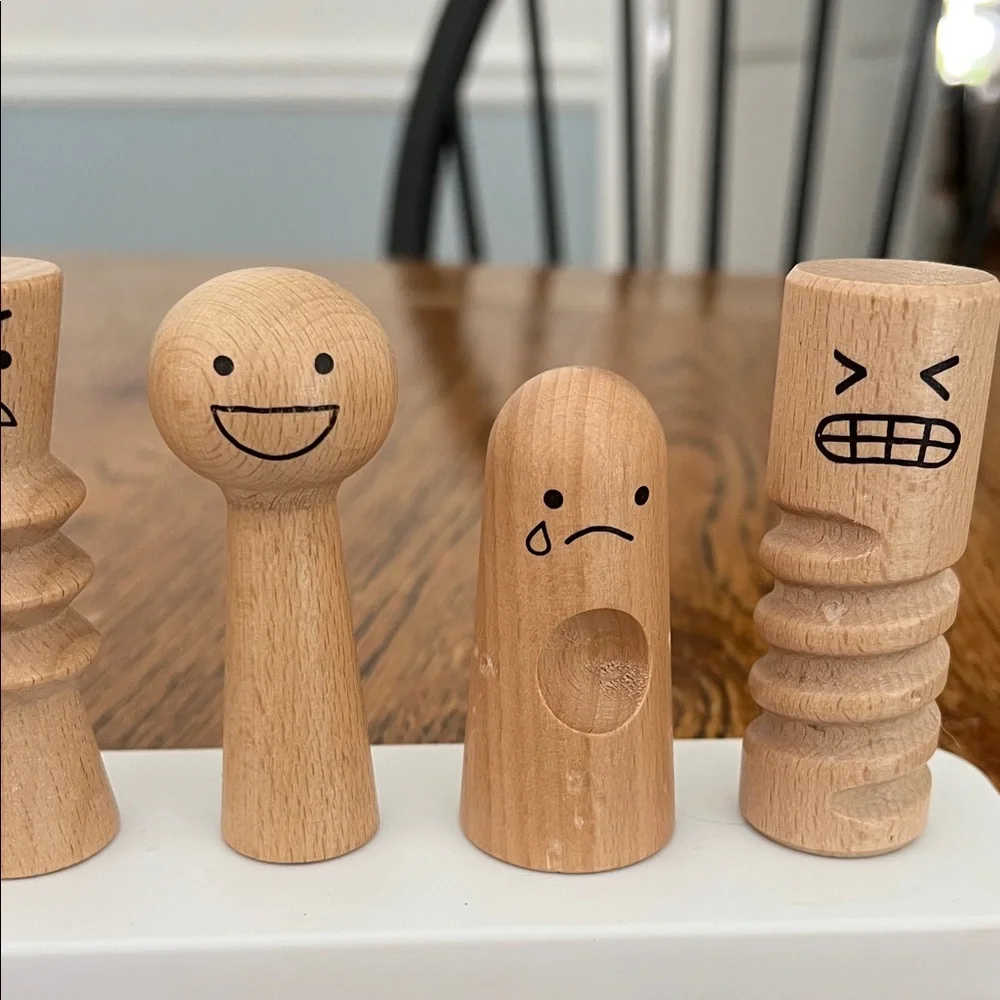 Lovevery Wooden Emotions Stacking Toy